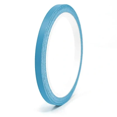 Abbildung von Finest Folia 10 Meter Matt Zierstreifen Auto LKW Motorrad Boot Modellbau Basteln DIY Deko Dekorstreifen Seitenstreifen Klebestreife selbstklebend (Hellblau matt, 5mm Breite)