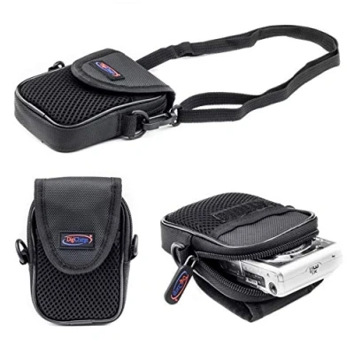 Abbildung von DigiCharge Kompaktkamera Kameratasche für Sony Cyber Shot DSC J T TX WX W Serie Kamera Tasche Case mit Tragegurt