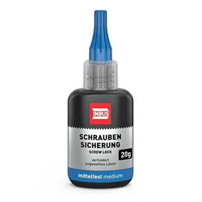 Abbildung von INBUS® 79560 Schraubensicherung mittelfest, 20g — Made in Germany