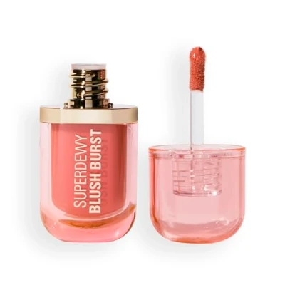 Abbildung von Makeup Revolution Superdewy Liquid Blush Burst Rouge, Größe: 4.2 ml, Peach spritz