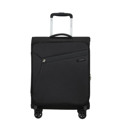 Abbildung von Samsonite Litebeam Spinner 55/20 Black Koffer mit 4 Rollen Weichgepäck