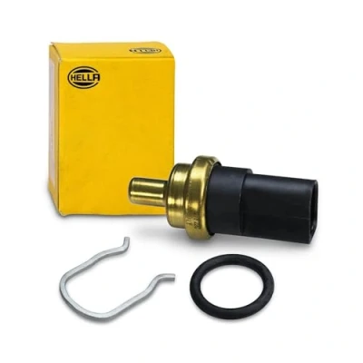 Abbildung von HELLA 6PT 009 309 331 Sensor, Kühlmitteltemperatur 12V 2 polig gesteckt mit Dichtung Sicherungsring