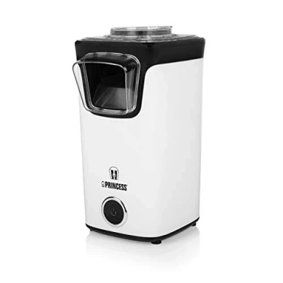 Abbildung von Princess Heißluft Popcornmaschine Popcorn ohne Öl und Fett, Messlöffel, transparenter Deckel, Nachfüllöffnung, 1100 Watt, 292986