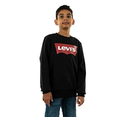 Abbildung von Levi&#039;s Kids batwing crewneck sweatshirt Jungen Schwarz 12 Jahre