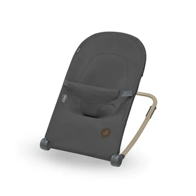 Abbildung von Maxi Cosi Loa Babywippe, ultrakompakt zusammenklappbare, leichte 2 Liegepositionen, tragbare Babywippe aus 100% Recyclingmaterialien, 0 bis ca. 6 Monate, 09 kg, Beyond Graphite