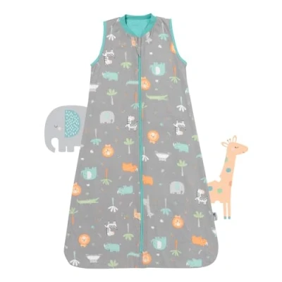 Abbildung von schlummersack Kinder Schlafsack Baby Sommer 130 cm dünn Safari Sommerschlafsack 1.0 Tog 1 Frühling