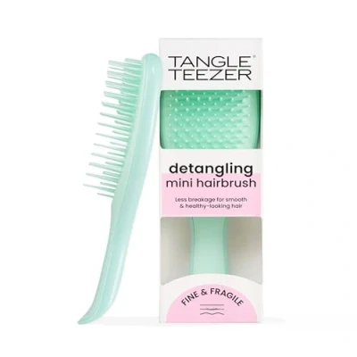 Abbildung von Tangle Teezer Ultimate Detangler Klein für Feines und Empfindliches Haar, Nasses Trockenes Entwirrungsbürste Dünnes Perfekte Haarbürste Kinder auf Reisen, Türkis