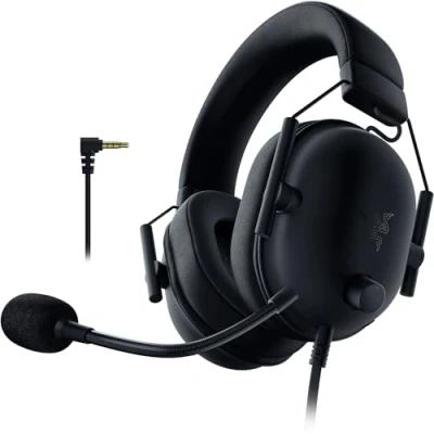 Abbildung von Razer Blackshark V2 X (Playstation) Kabelgebundenes E Sport Headset für Playstation Konsole (250g, Nierenmikrofon, 50mm Treiber, Passive Geräuschunterdrückung, 3,5mm Anschluss) Schwarz