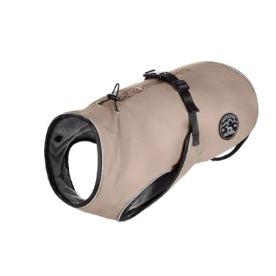 Abbildung von HUNTER UPPSALA Hundemantel, wasserabweisend, reflektierend, 60, taupe