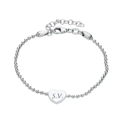 Abbildung von Herzarmband aus Sterlingsilber Armbänder
