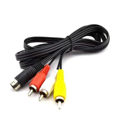 Abbildung von WICAREYO 1.8M 6ft Audio Video AV Kabel 9 Pin für Genesis Mega Drive 2 &amp; 3