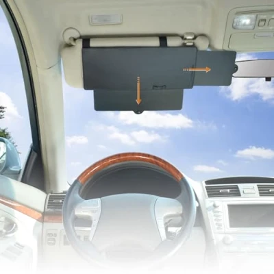 Abbildung von WANPOOL Auto Visier Anti Blend Sonnenblenden Verlängerung für den Fahrer oden Beifahrer auf Vorderen Sitzen 1 Stück