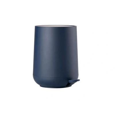 Abbildung von Zone Denmark Nova Mülleimer fürs Bad, Kosmetikeimer, Abfalleimer Badezimmer, Durchm. 20,5 cm, Höhe 23,5 Fassungsvermögen 3 Liter, Royal Blue