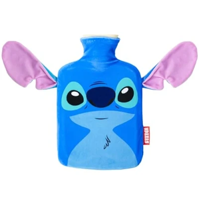 Abbildung von Disney Stitch Wärmflasche mit Bezug Süß für Hände &amp; Füße, Wärmeflasche bei Regelschmerzen, Nacken und Schulterschmerzen (Stitch_1800 ML)
