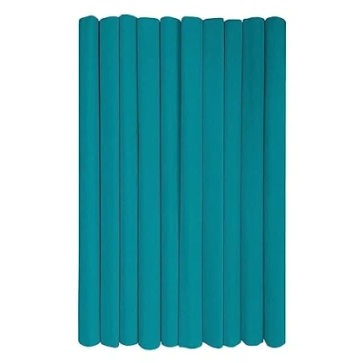 Abbildung von Interdruk Crepe Paper Rolls for Kids, DIY and Decorations Pack of 10 Reels (50cm x 200cm, 28g/m2) 21 Teal