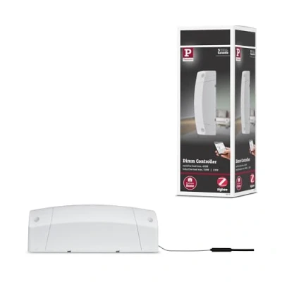 Abbildung von Paulmann 500.44 Smart Home Zigbee Cephei Dimm Controller max. 400W 230V AC Schaltgerät 50044 Amazon Echo Plus kompatibel, 16.2 x 6 5.2 cm, Weiß
