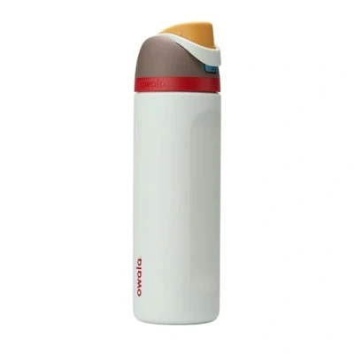 Abbildung von Owala FreeSip Isolierte Edelstahl Trinkflasche mit Strohhalm, 710 ml BPA frei, optimal für Sport, Fitness, Outdoor und Reisen, Boneyard