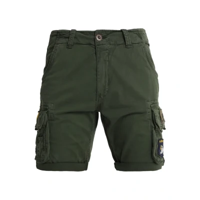 Abbildung von Alpha Industries CREW Patch Shorts, Herren, Größe: 31, Dark oliv