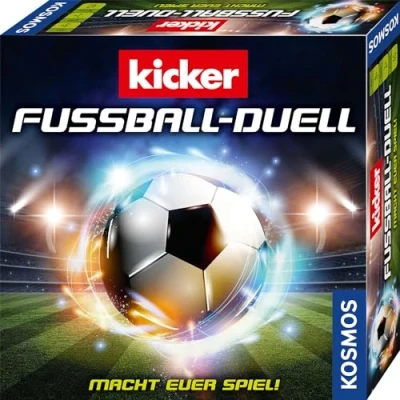 Abbildung von KOSMOS 684563 Kicker Fußball Duell Macht euer Spiel! Taktisches Fussball Brettspiel für 2 Personen mit den Fussballprofis vom Magazin, ideal als Geschenk Kinder ab 8 Jahren