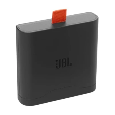 Abbildung von JBL Der Akku Battery 400 lässt Sich in Sekundenschnelle austauschen, sodass PartyBox Stage 320 Xtreme 4 die Party doppelt so Lange am Laufen hält.