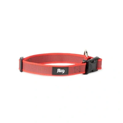 Abbildung von JULIUS K9 225CG R Color &amp; Gray Halsband, 25mm*39 65 cm, verstellbar, rot grau