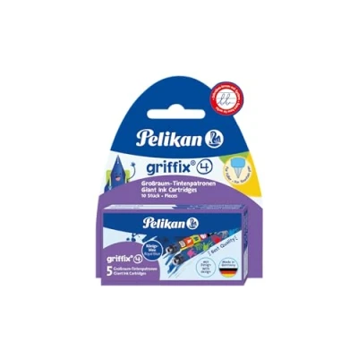 Abbildung von Pelikan 4001 Griffix Großraum Tintenpatronen 2 x 5 Stück Blisterpackung