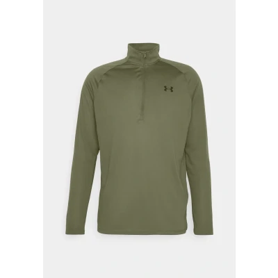 Abbildung von Under Armour TECH ZIP Langarmshirt, Herren, Größe: XXL, Marine green/black