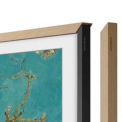 Abbildung von Samsung The Frame TV Rahmen, 32 Zoll, Modern, Sandgold, Zubehör für Fernseher mit 32&quot; (LC03C), Befestigung per Magnet