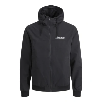Abbildung von Jack &amp; Jones Erush Blocking HOOD Übergangsjacke, Herren, Größe: Small, Black