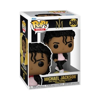 Abbildung von Funko POP! Rocks: Michael Jackson (Billie Jean) Vinyl Sammelfigur Geschenkidee Offizielle Handelswaren Spielzeug Für Kinder Und Erwachsene Music Fans Modellfigur Sammler Display