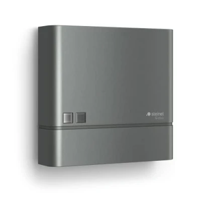 Abbildung von Steinel Dämmerungssensor NightmatIQ Plus Connect, smarter Dämmerungsschalter, 1000 W, Zeitschaltuhr, per App bedienbar, Anthrazit