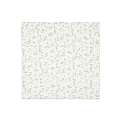 Abbildung von Jollein 535 852 67056 Mulltuch/Swaddle hydrophile Baumwolle Dreamy Mouse weiß (115x115 cm)