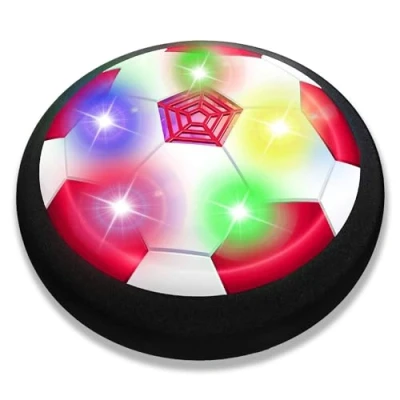 Abbildung von JRD&amp;BS WINL Kinder Spielzeug, Hover Fußball Sport Spielzeug Mit Schaum Stoßfänger 4 5 Jahre Alt Jungen Geschenke Innen Aktivitäten(Rot Schwarz)