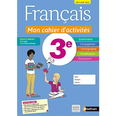 Abbildung von Français Mon cahier d&#039;activités 3e Elève 2021 Cécile de Cazanove Broschur