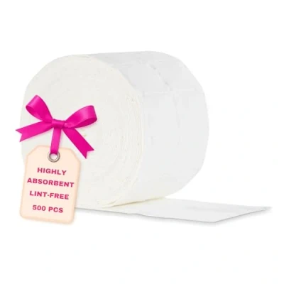 Abbildung von LALILL Zelletten Pads 500 Stück Tupfer Fusselfrei für Cleaner, Remover Wipes Nageldesign Maniküre Gel, Gellack, Nägel