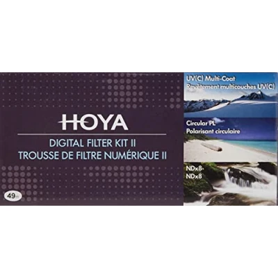 Abbildung von Hoya Digital Filter Kit (49mm, inkl Cirkular Polfilter/ND (NDx8)/HMC C, UV Filter)