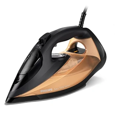 Abbildung von Philips 7000 Series Dampfbügeleisen, Konstante Dampfleistung von 50 g/Min., Dampfstoß 250 g, SteamGlide Elite Bügelsohle, Automatische Sicherheitsabschaltung (DST7040/80)