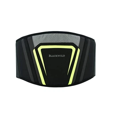 Abbildung von BLACKWILD Nierengurt Motorrad nierenwärmer Lendenwirbelstütze Nierengurt, Effektive Stabilisierung Herren und Damen, fluoreszierendes grau (XL = 110 125cm Bauchumfang)