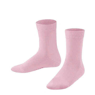 Abbildung von FALKE Unisex Kinder Socken Family K SO nachhaltige biologische Baumwolle einfarbig 1 Paar, Rosa (Thulit 8663) neu umweltfreundlich, 31 34