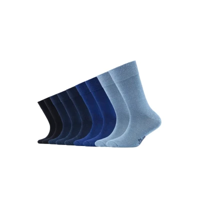 Abbildung von s.Oliver Online Junior Essential 9 PACK Socken für Kinder, Größe: 23 26, Blue