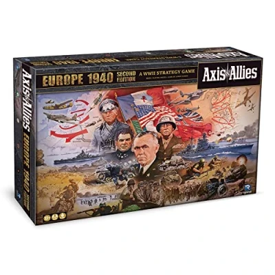 Abbildung von Renegade Game Studios Axis &amp; Allies: 1940 Europe Second Edition WWII War Miniatures Strategy Board Game, Renegade, Age 12+, 2 5 Players, 6Hr