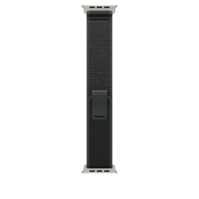 Abbildung von Apple Watch Band Trail Loop 49 mm Schwarz M/L