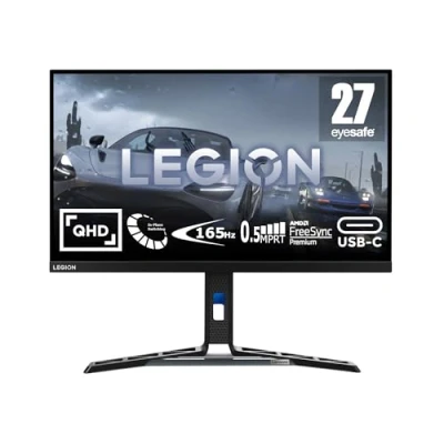 Abbildung von Lenovo Legion Y27h 30 27&quot; QHD Gaming Monitor 2560x1440 180Hz 400 nits 0,5ms Reaktionszeit HDMI DisplayPort AMD FreeSync schwarz