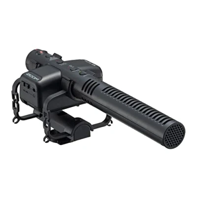 Abbildung von Zoom M3 MicTrak Stereo Richtmikrofon mit 32 bit float Audio Recorder für Camcorder und Kameras schwarz