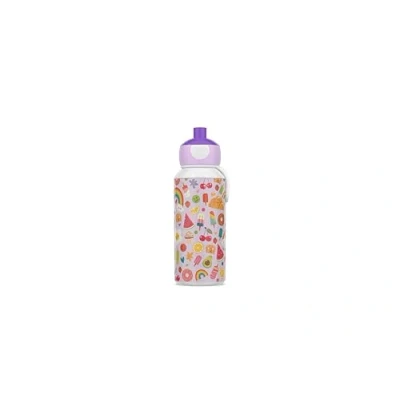 Abbildung von Mepal Trinkflasche Pop up Campus Wasserflasche Auslaufsichere Flasche für die Schule Wiederverwendbar BPA frei &amp; Spülmaschinenfest 400 ml Food Fest
