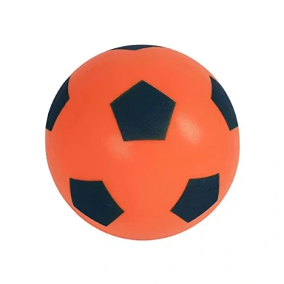 Abbildung von HTI Fun Sport Softball Fußball Indoor/Outdoor aus Schaumstoff Schaumstoffball für Stundenlangen Spaß Erwachsene, Jungen und Mädchen Jeden Alters (Orange)