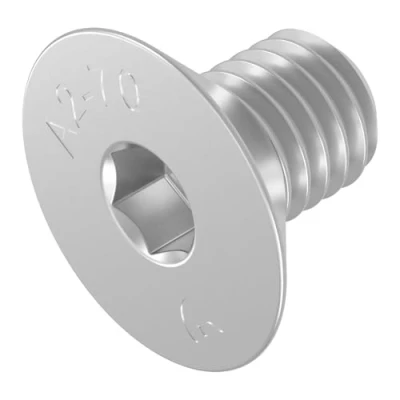 Abbildung von SECCARO Senkschraube M8 x 12 mm, Edelstahl V2A VA A2, DIN 7991 / ISO 10642, Innensechskant, 20 Stück