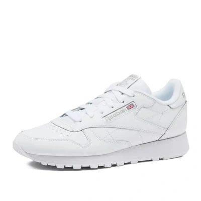Abbildung von Reebok Classic Leather Unisex Sneaker low, Größe: 41, White Leder und textil