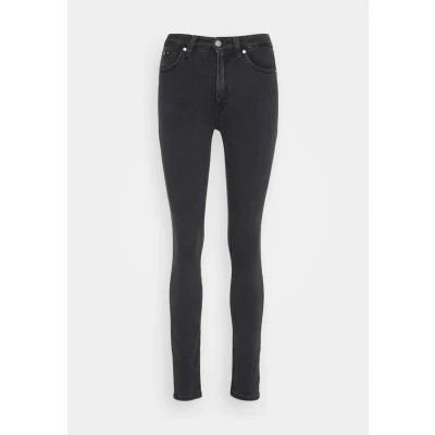 Abbildung von Calvin Klein Jeans HIGH RISE Skinny Fit, Damen, Größe: 24x30, Denim black