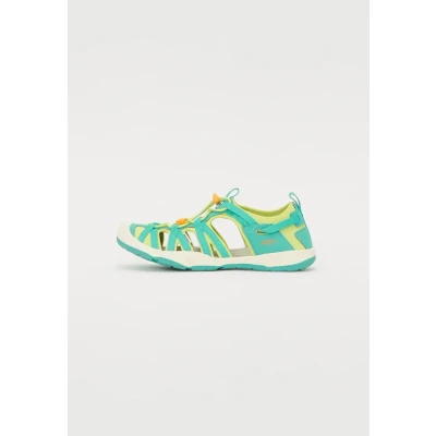 Abbildung von Keen Moxie Unisex Trekkingsandale für Kinder, Größe: 32/33, Neon green Schuhe